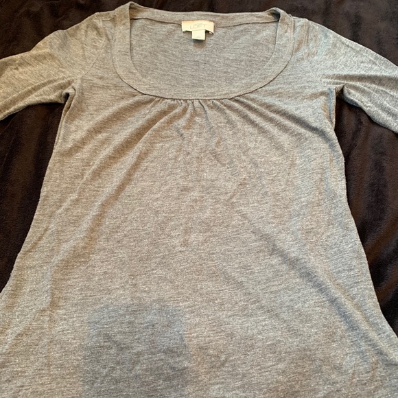 LOFT scoop neck tee - Picture 3 of 6